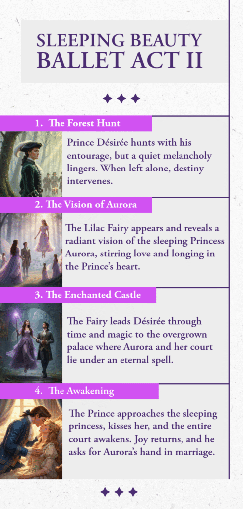 sleeping beauty ballet act II infographic