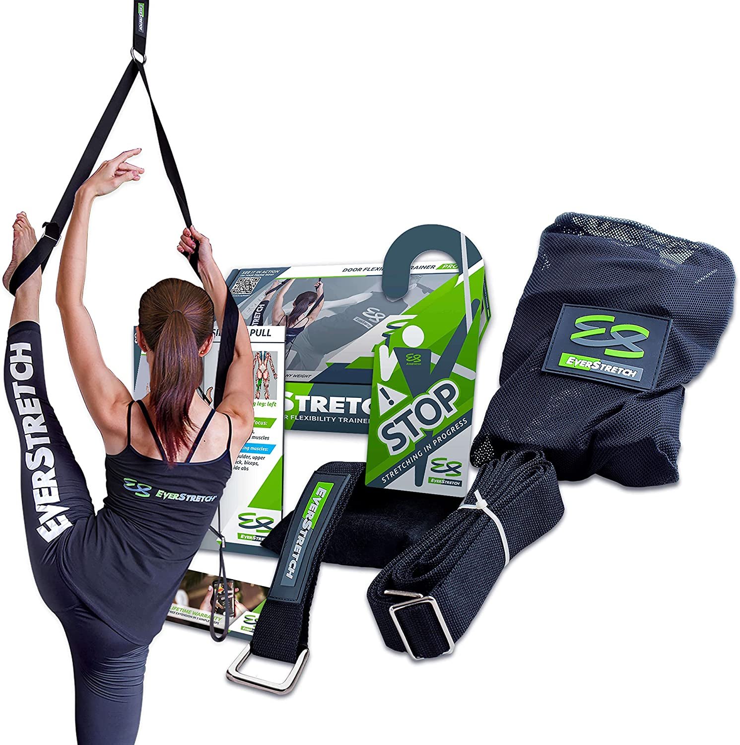 EverStretch Leg Stretcher: Door Flexibility Trainer PRO Premium