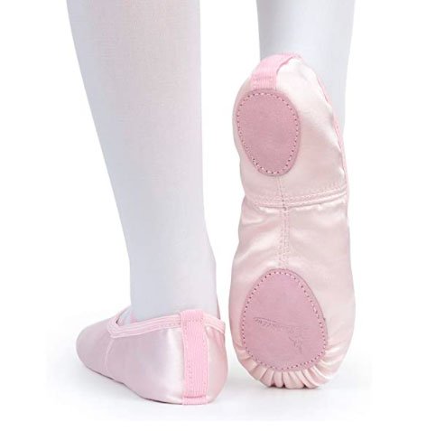 best ballet shoes for girls - Soudittur Girls Satin Ballet Slippers - little dancers - toddlers buying guide