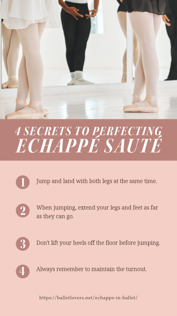 4 secrets to perfecting echappe saute