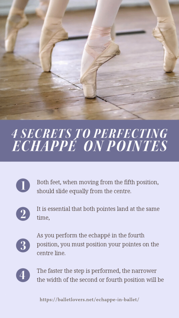 4 secrets to perfecting echappe on pointes